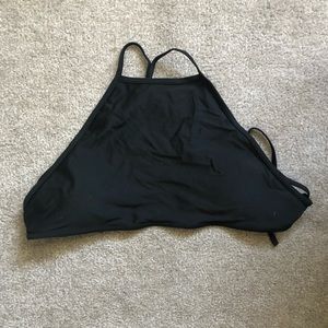 Aerie Halter Black Bikini Top